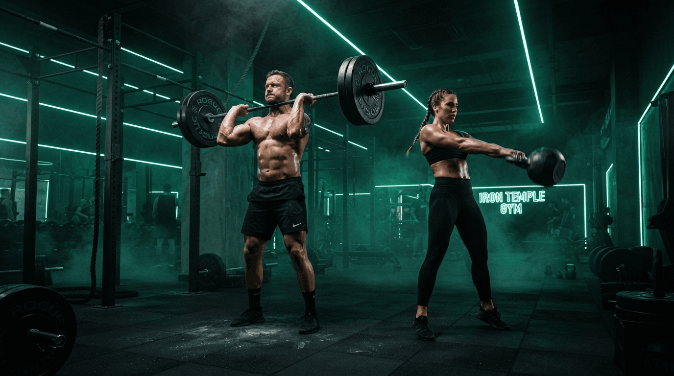 Atletas entrenando en Volt Gym